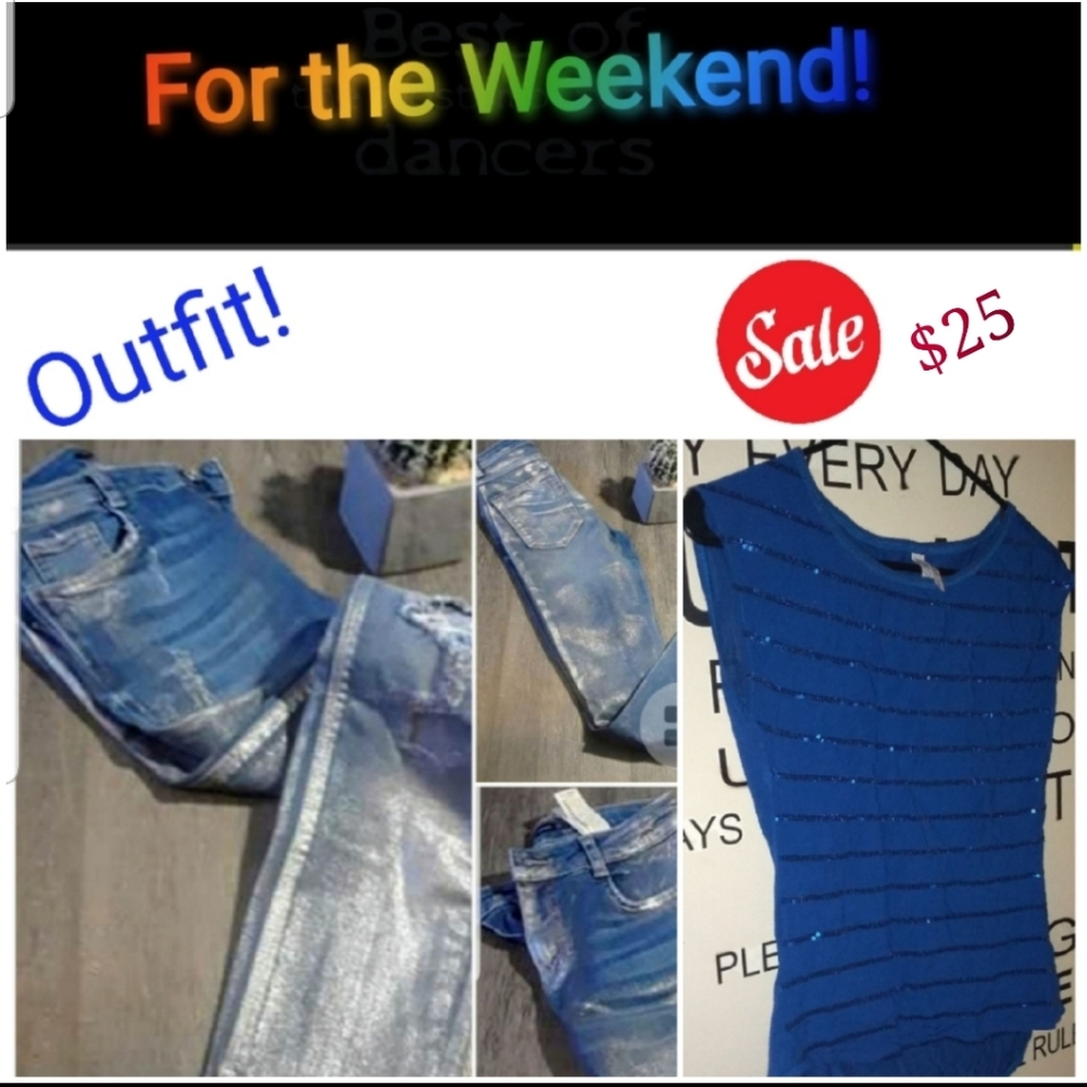 Outfit for the weekend! Jeans w/top!!